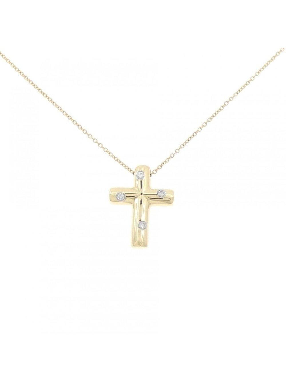 Tiffany & Co Dots Cross Necklace